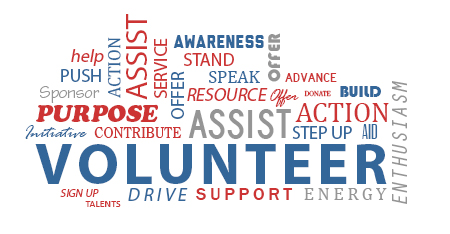 Volunteer word cloud